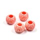 Rondelle Dyed Synthetical Coral Beads CORA-P001-10-1