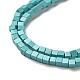 Chapelets de perles en turquoise synthétique G-B064-A46-4