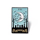 The Moon Tarot Card Enamel Pin JEWB-D012-16-1