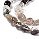Chapelets de perles en quartz lodolite naturel G-G018-66-3