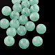 Круглый имитация драгоценных камней акриловые бусины X-OACR-R029-6mm-26-1
