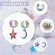 Unicraftale Charms Open Ring Making Kit STAS-UN0049-63-5