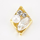 Cabochons Diamante de imitación de la aleación MRMJ-T015-16B-2