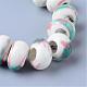 Handmade Porcelain Beads PORC-Q219-15x9-B03-1
