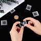 CHGCRAFT 5Pcs Diamond Art Light Pad Touch Button Protector Cover Plastic Light Table Switch Protector Diamond Painting Light Pad Button Cover for DIY Dimmer Art Supplies Button Tools 26x26mm KY-WH0042-01-3
