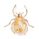 Pin de esmalte de escarabajo JEWB-P012-10G-4