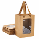 Прямоугольные бумажные подарочные пакеты ABAG-WH0048-09C-1