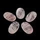 Rose quartz naturel ovale gros pendentifs G-R275-174-1