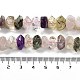 Brins de perles de quartz mélangés naturels G-D091-A04-5
