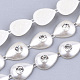 Filo di ghirlanda con bordi in rilievo di perle imitazione plastica AJEW-S073-07-1