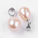 Colgantes naturales de perlas cultivadas de agua dulce X-SPB002Y-2