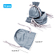 NBEADS Velvet Jewelry Bags with Drawstring & Plastic Imitation Pearl TP-NB0001-20C-2