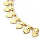 Brass Link Chain Bracelet for Women BJEW-A124-01G-3