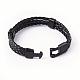 PU Leather Cord Bracelets BJEW-M196-01C-3