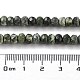 Natürliche Silber Linie Jaspis Perlen Stränge G-Z042-B01-04-5
