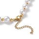 Collier de perles graduées en perles de plastique NJEW-F317-03G-3