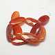 Natural Fire Crackle Agate Beads Strands G-G214-20x40mm-05-2