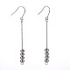 304 Edelstahl-hängende Halsketten und Ohrringe Schmuck-Sets SJEW-JS00995-5