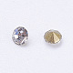 衣服の付属品ダイヤモンド形のグレード液晶カラーガラスはシャトンラインストーンバック指摘  バックメッキ  2.0~2.1mm X-RGLA-PP14-01A-2