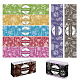 Pandahall elite 90 pz 9 etichette di carta sapone stile DIY-PH0006-95-1