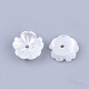 Tapas de abalorios de perlas de imitación de resina X-RESI-T040-008A-2