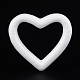 Corazón modelado de espuma de poliestireno manualidades de decoración diy DJEW-M005-05-1