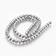Electroplated Non-magnetic Synthetic Hematite Bead Strand G-E498-12A-04-2