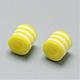 Opaque Stripe Resin Beads RESI-S343-10x10-01-2