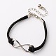 Tibetan Style Alloy Infinity Link Bracelets BJEW-JB01478-01-1