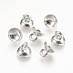 Bails de pendentif de capuchon de perle en plastique KY-I003-02P-1