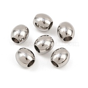 Европейские бусины из нержавеющей стали 304 STAS-E034-4