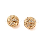 Латунные микропаве из прозрачного кубического циркония KK-B100-025G