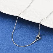 Не тускнеющие ожерелья из нержавеющей стали 304 в виде змеи NJEW-D285-02P