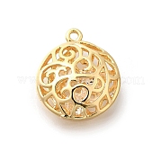 Латунь с подвесками из фианита KK-E792-28G-02