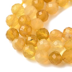 Природные желтые опал бусины пряди G-D306-A05-4mm