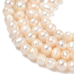 Нити из натурального культивированного пресноводного жемчуга&nbsp;PEAR-L034-08
