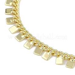 Латунные браслеты с покрытием для женщин BJEW-K244-08D-G