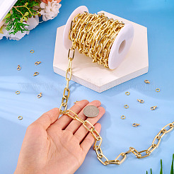 DIY-Kit zur Herstellung von Armbändern/Halsketten aus Aluminium-Büroklammerketten&nbsp;DIY-TA0012-91G