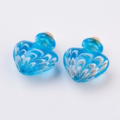 Подвески ручной работы бусины бутылки духов LAMP-P044-I