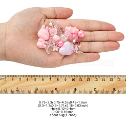 Непрозрачные и прозрачные акриловые бусины&nbsp;MACR-YW0002-01C