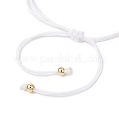 Bracelets tressés en perles de rocaille en verre sur le thème de Noël pour femmes&nbsp;BJEW-MZ00189-01