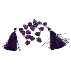 Fili di perle intagliate di ametista naturale&nbsp;GG-CBA0C95-E04-02