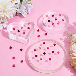 296 шт. 8-цветные стеклянные бусины-жемчужины с перламутровым покрытием HY-HY0001-07A