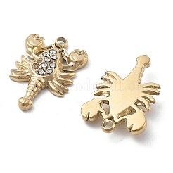 Подвески из нержавеющей стали 304 со стразами STAS-Z121-54G