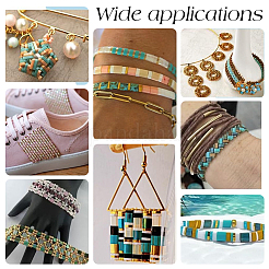 160шт 8 цвета 2-дырочные стеклянные бусины&nbsp;SEED-PH0002-67