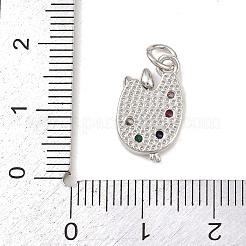 Латунные микро проложить кубического циркония подвески&nbsp;KK-G544-27P