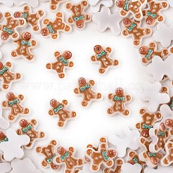 Leuchtende Harz-Cabochons mit Weihnachtsmotiv&nbsp;RESI-U003-02J