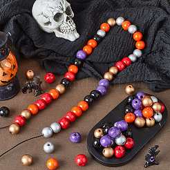 240 шт. 6 вида бусин из натурального дерева&nbsp;WOOD-SP0001-03C