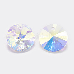 Encantos de rhinestone facetados&nbsp;RGLA-F049-12mm-001AB