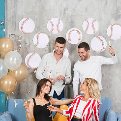 60 Stück 6 Stile Baseball-Papier-Geschenkanhänger&nbsp;CDIS-CA0001-17